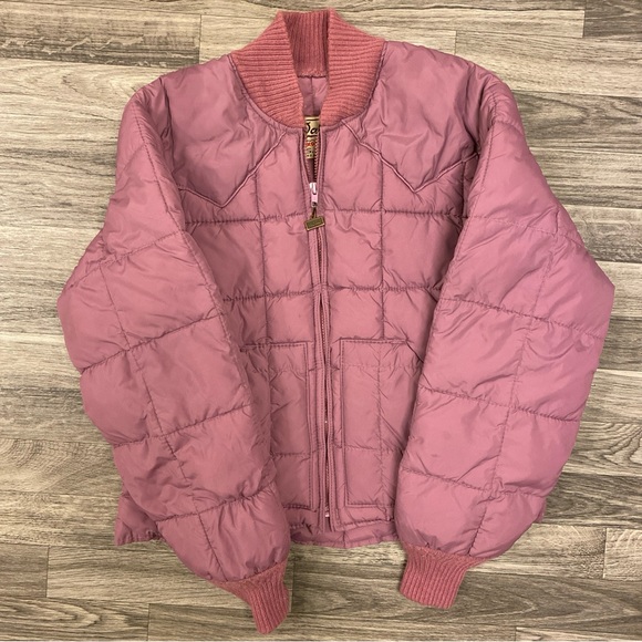 Walls Jackets & Blazers - Women’s VTG Walls Puffer Jacket XL Measurement USA Made’90s VTG Pink Workwear